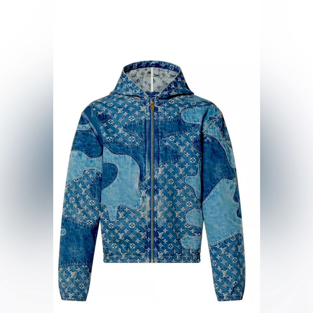 LV Patchwork Denim Jacket